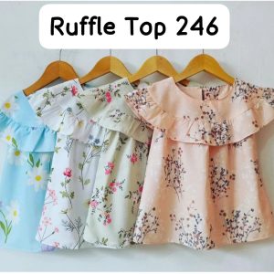 Ruffle Top 2 4 6